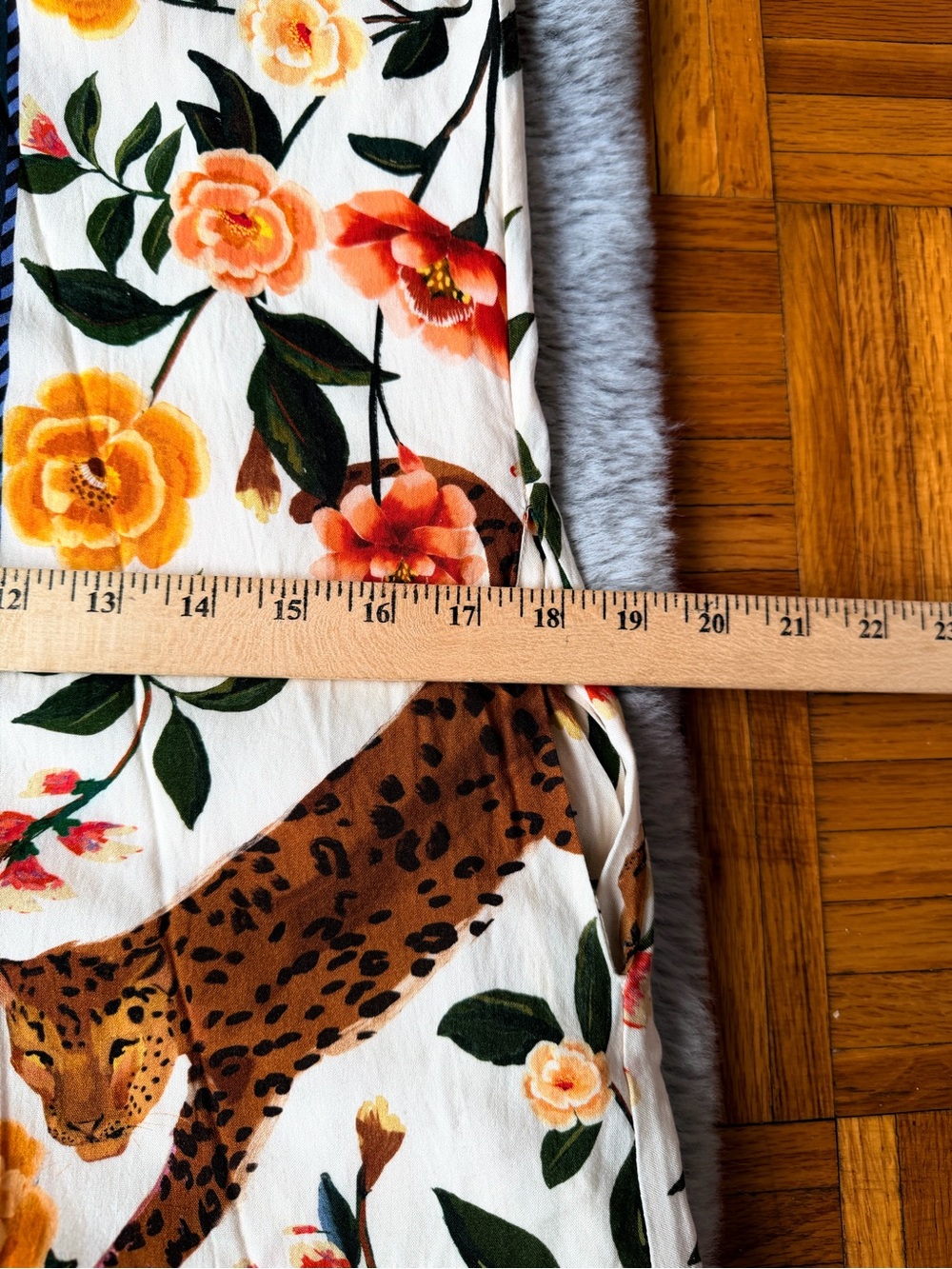 FARM RIO Floral & Leopard Print Button-Front Maxi Dress - White/Multi - Picture 14 of 14